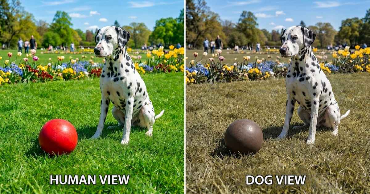 can dogs see color