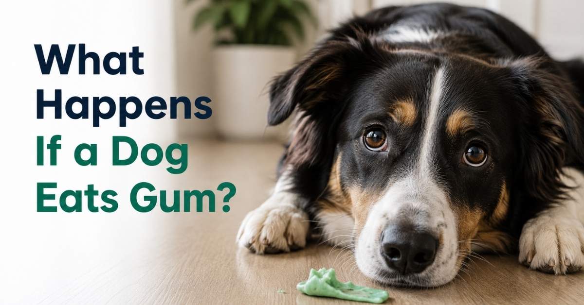what happens if a dog eats gum (2)